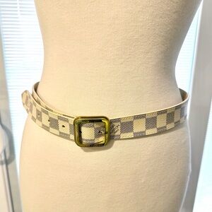 Louis Vuitton Damier Azur belt 85/34